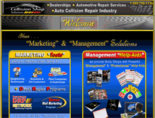 Tablet Screenshot of collisionshopsolutions.com